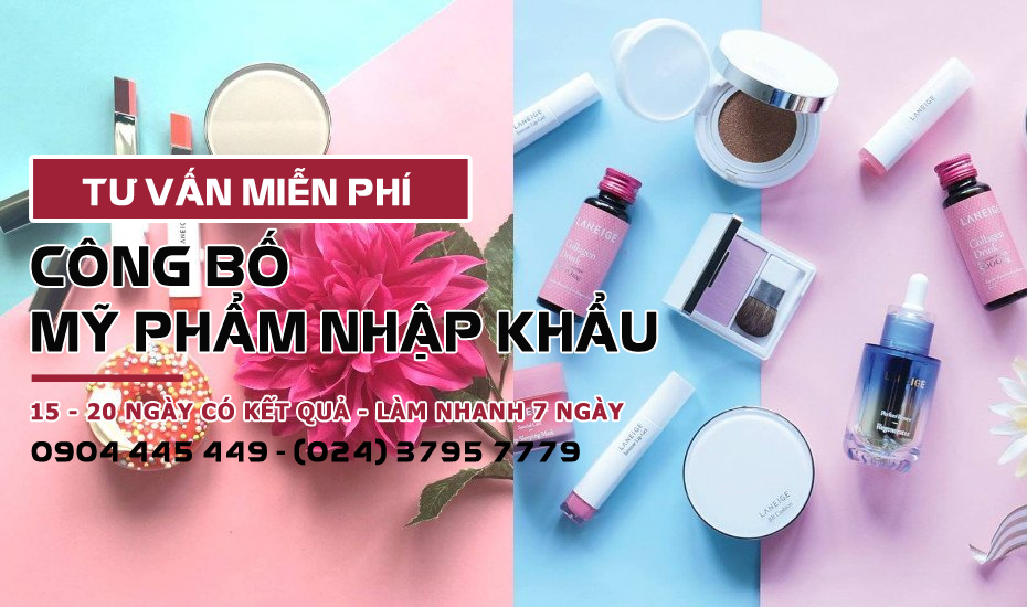 Quy định công bố mỹ phẩm tại việt nam